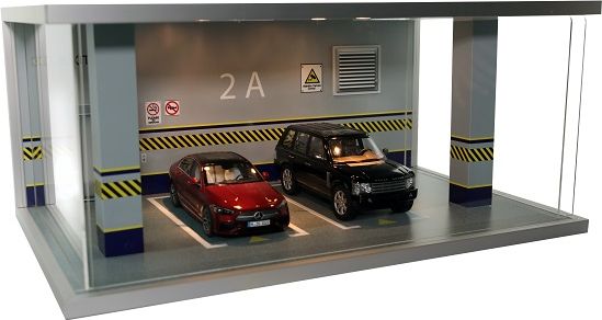 Car Park Illuminated Diorama - John Ayrey Die Casts