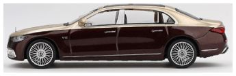 Mercedes Maybach S680 Gold/Dark Red Metallic (RHD) - John Ayrey Die Casts