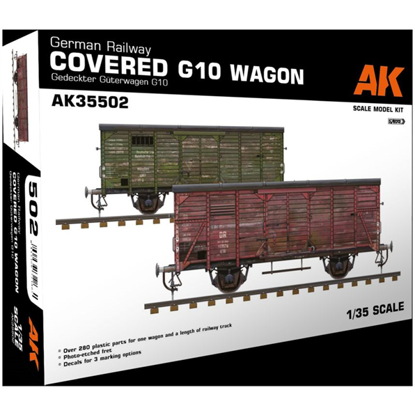 German Railway Covered G10 Wagon Gedeckter Guterwagen G10