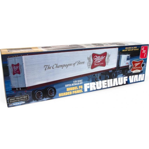 Fruehauf 40' Semi Trailer Miller Beer - John Ayrey Die Casts