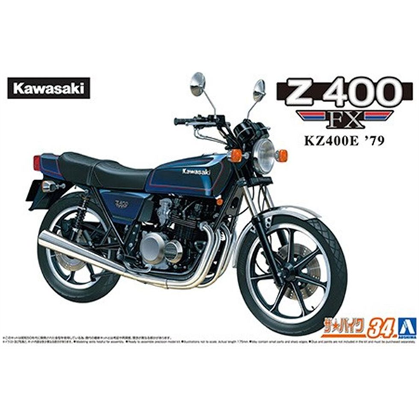 Kawasaki KZ400E Z400FX Motorcycle 1979