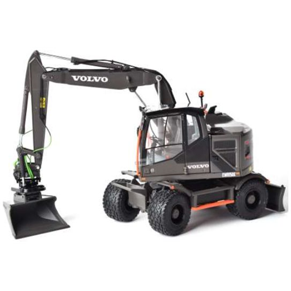 Volvo EWR 150E Wheeled Excavator Black Nokian Ground Kare Steelwrist Tiltrotator