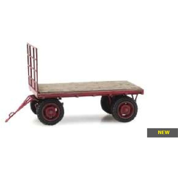 Flat Bed Farm Wagon 1:120 Ready-Made, Painted