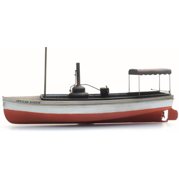 Steamboat African Queen (109MM) 1:87 Ready-Made, Painted