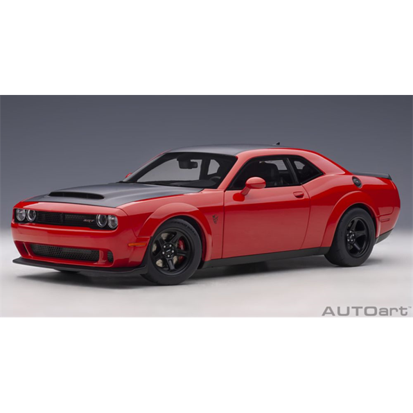 Dodge Challenger Demon SRT 2018 TOR Red/ Satin Black Graphic Package