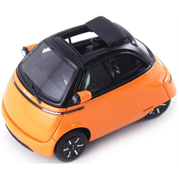 Microlino 'Urban' (Open Roof) Orange/Black