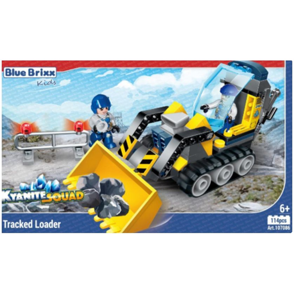 Kyanite Squad Tracked Loader 'Blue Brixx Kids' (114pcs)