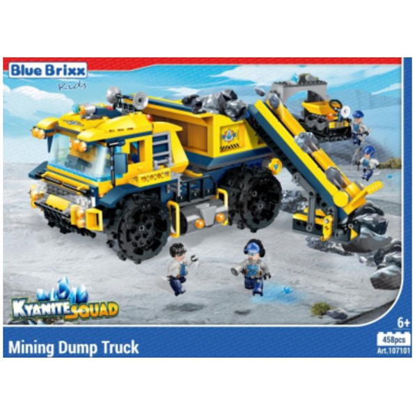 Kyanite Squad Mining Dump Truck 'Blue Brixx Kids' (458pcs)