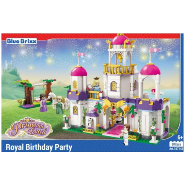 Princess Leah Royal Birthday Party Blue Brixx Kids' (587pcs)