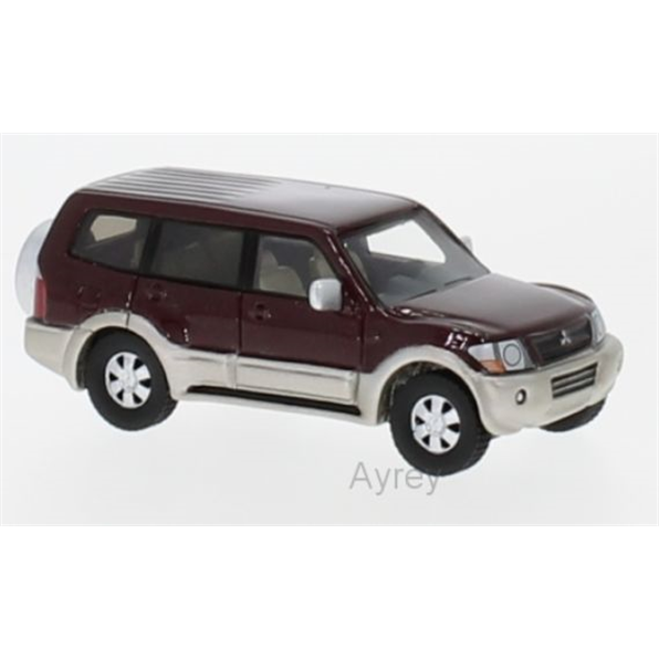 Mitsubishi Pajero Metallic Dark Red 2003