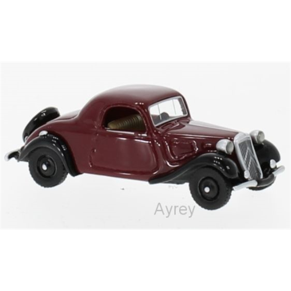 Citroen Traction Avant Faux Convertible Dark Red/Black 1936