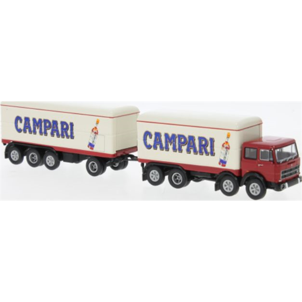 Fiat 691 Millepiedi Truck + Trailer Campari 1970