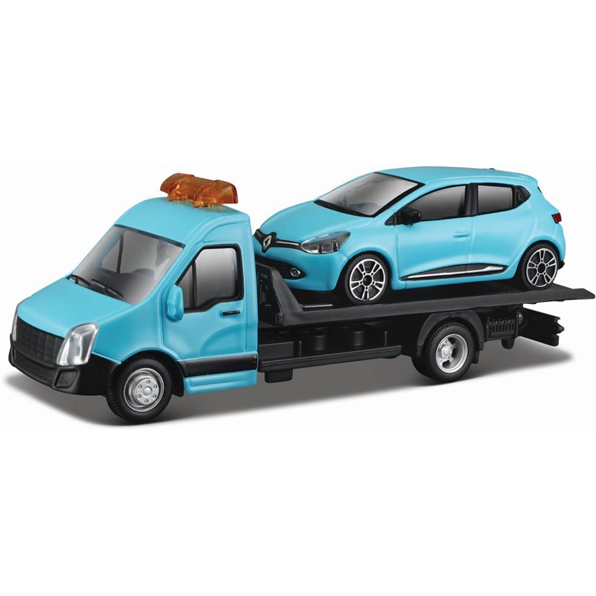 Renault Clio + Flatbed Transporter - Blue