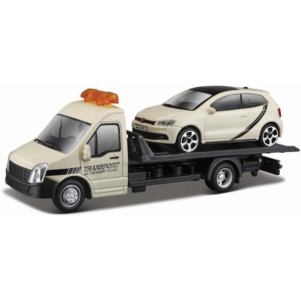 Vw Polo Gti Mark 5 + Flatbed Transporter C Cream