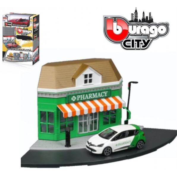 Bburago City 'Pharmacy' Includes 1 Car