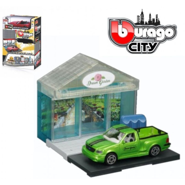 Bburago City 'Garden House' Includes 1 Car