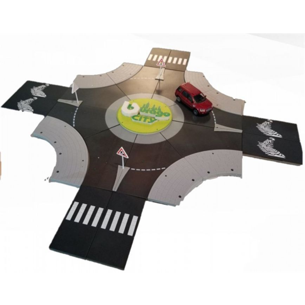 City Roundabout Playset Includes 1 Car