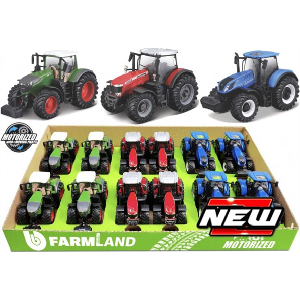 Farmland 10cm Tractor in Display Box 12pcs Set