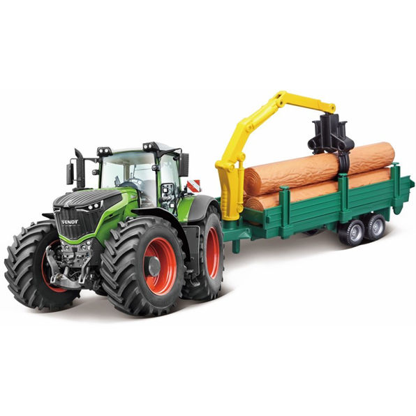 Fendt 1000 Vario Tractor + Tree Forwarder