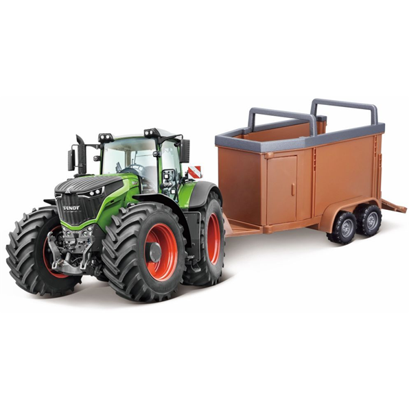 Fendt 1000 Vario Tractor + Livestock Forwa