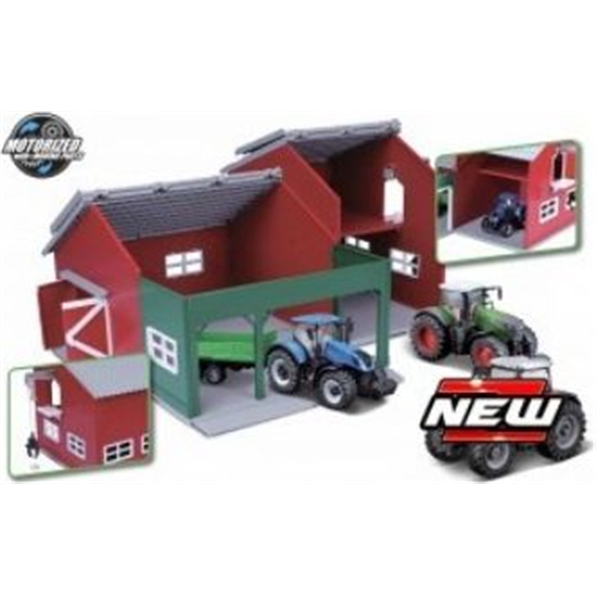 Farmland Playset Farm Shed w/Fendt 1050 Tractor