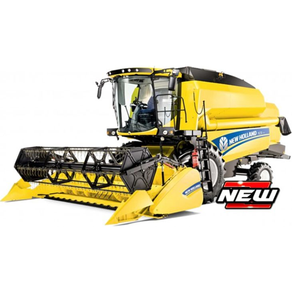 New Holland TC5.90 Combine Harvester w/Grain Header