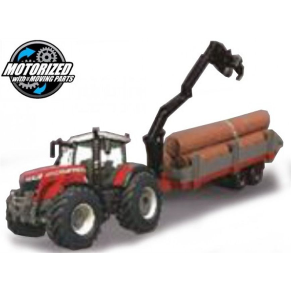 Massey Ferguson 8740s + Tree Forwarder