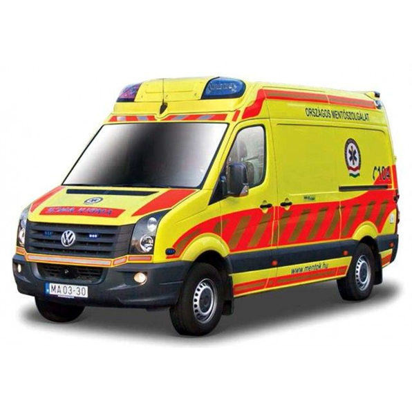 VW Crafter Ambulance - Yellow/Red