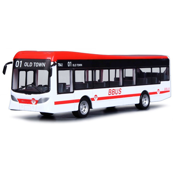 City Bus White/Red