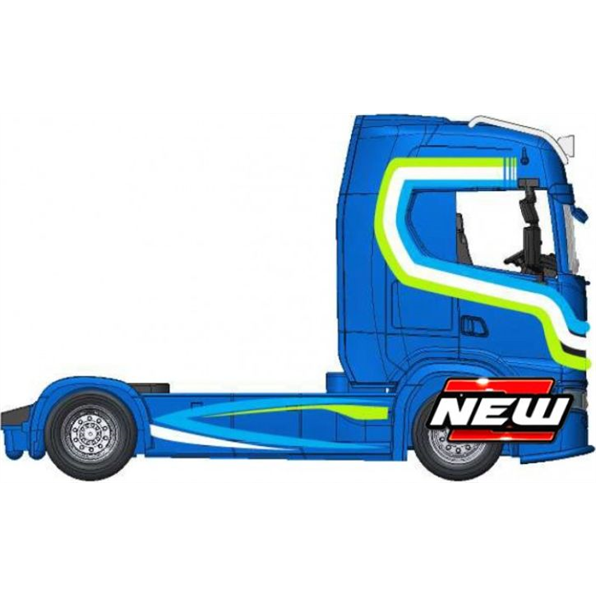 Scania S730 Highline Cab Blue/White/Green