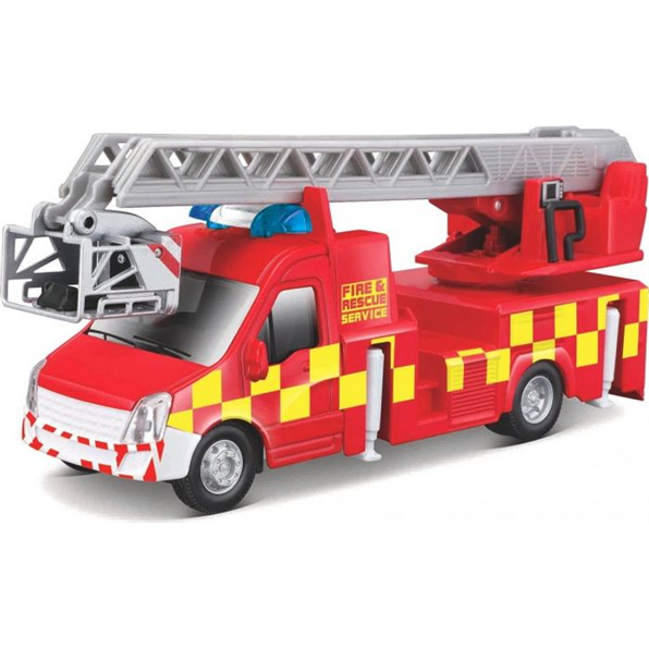 Fire Truck w/Turntable Ladder Municipal Vehicle