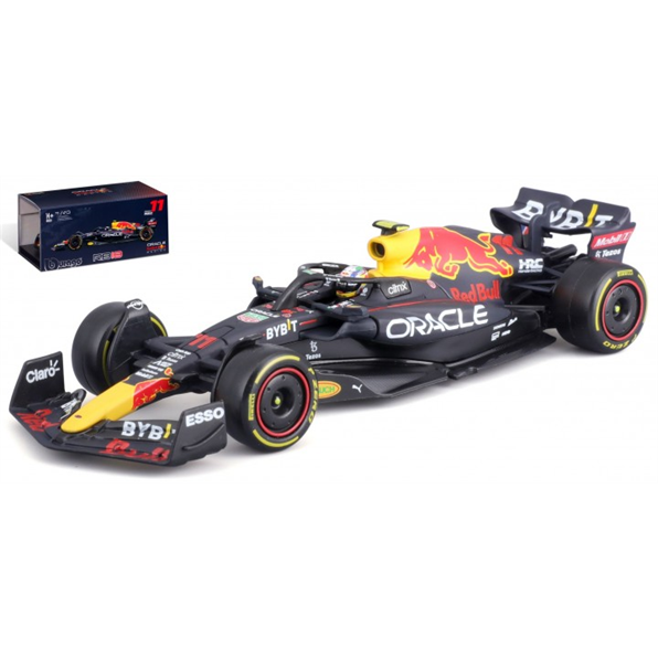 Red Bull Racing RB18 2022 #11 Case with Perez Helmet