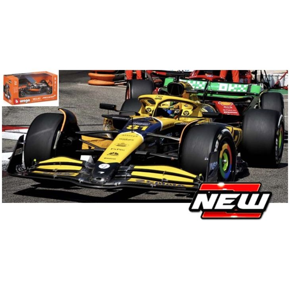 McLaren MCL38 2024 #81 Piastri Monaco One-Off Senna Livery (No Helmet)(Card Box)