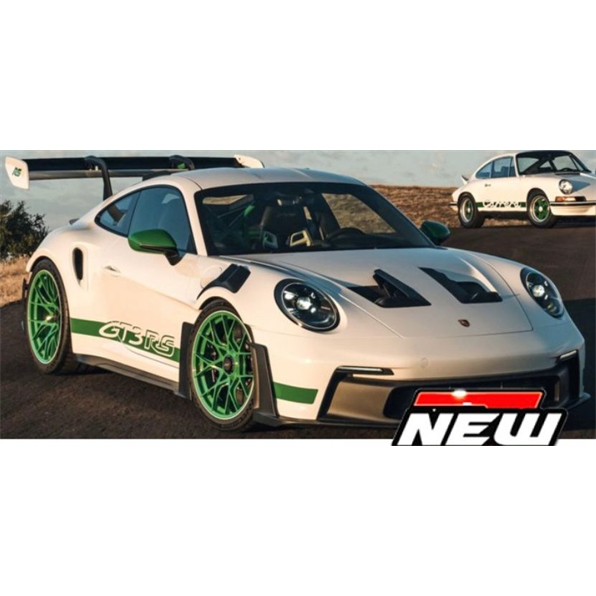 Porsche 911 GT3 RS White/Green Stripe