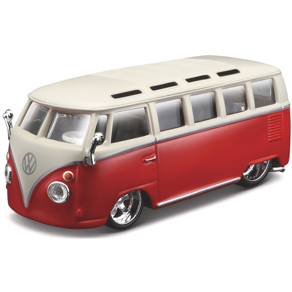 VW T1 Samba Van Red/White