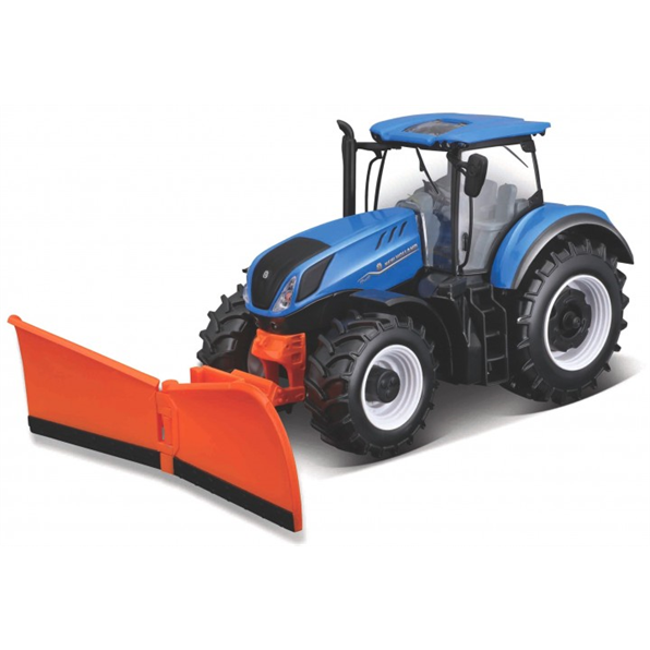 New Holland T7.315 Tractor + Snow Plough