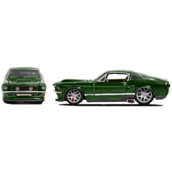 Ford Mustang Gt 1967 - Dark Green/White