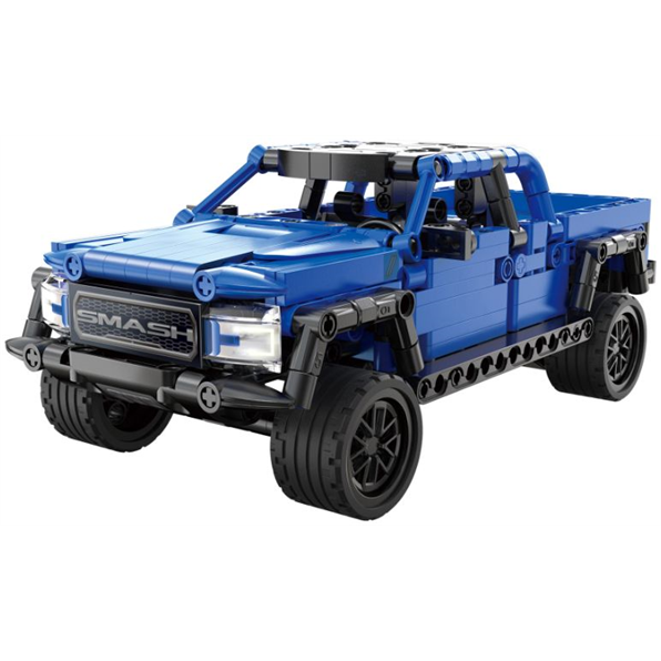 Smash Off-Roader Pull Back Brick Builder Blue (390pcs)