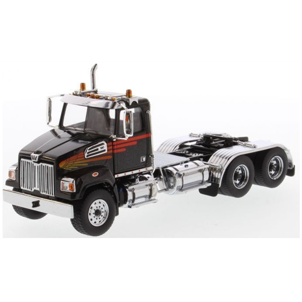 Western Star 4700 SF Tandem Truck Black