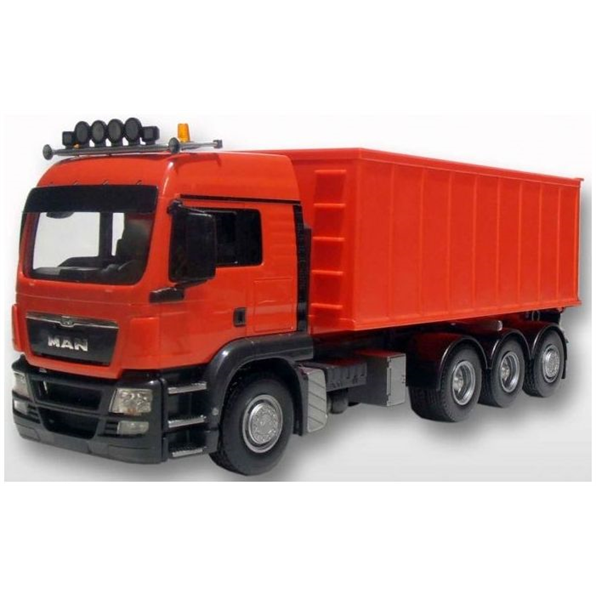 MAN TGS Hook Lift Skip Tipper Red