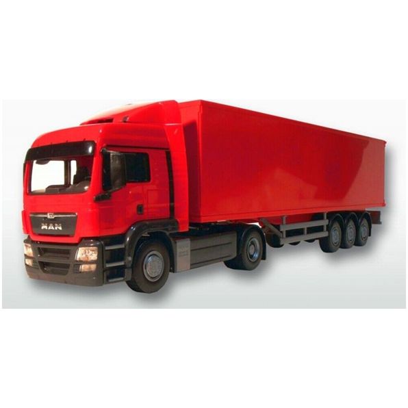 MAN TGS LX w/Box Trailer Red