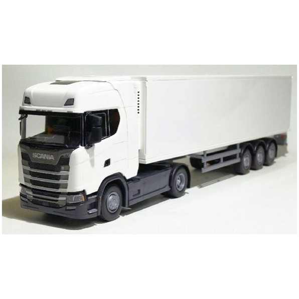 Scania 4 x 2 w/Fridge Trailer White