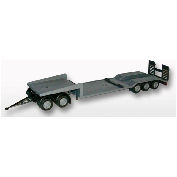 Low Loader Trailer 5-Axle Grey (Packed in bag, not boxed)