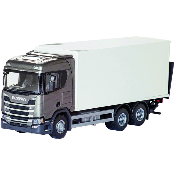 Scania 6 x 4 Rigid Box Truck Silver