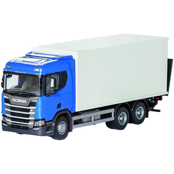 Scania 6 x 4 Rigid Box Truck Blue