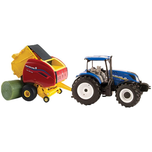 New Holland T6.180 w/Baler