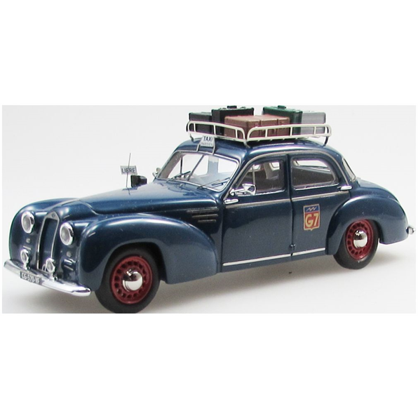 Delage D6-3L Sedan by Autobineau Blue Paris Taxi w/Luggage 1948-54