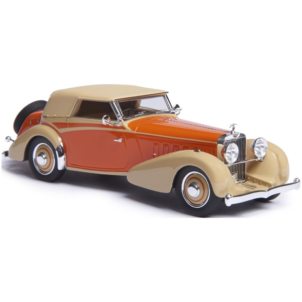 Hispano Suiza J12 Cabriolet 1934 by Vanvooren Closed Orange/Beige