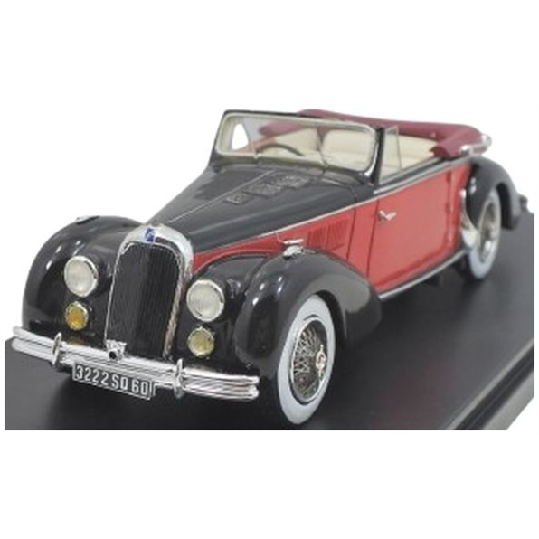 Talbot Lago T26 Record Cabriolet Red/Black Top Down 1948-50