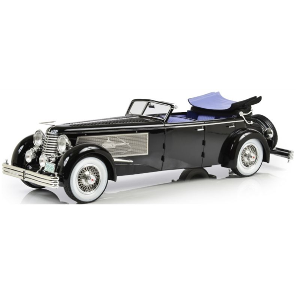 Duesenberg SJ Coupe de Ville by Rollson for Rudolf Open Windows Down Black 1937